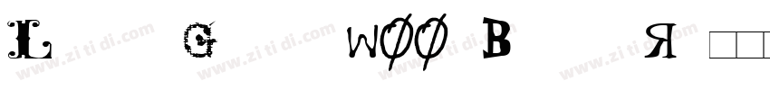 LiebeGerdaW00 Bold R字体转换